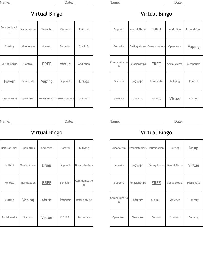 Virtual Bingo