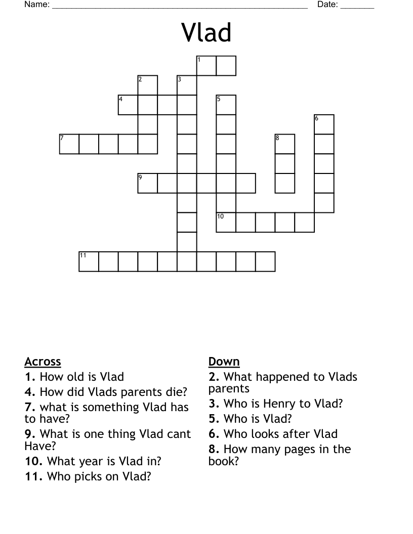 Vlad Crossword