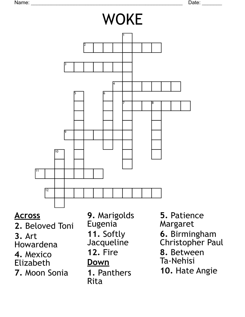 WOKE Crossword