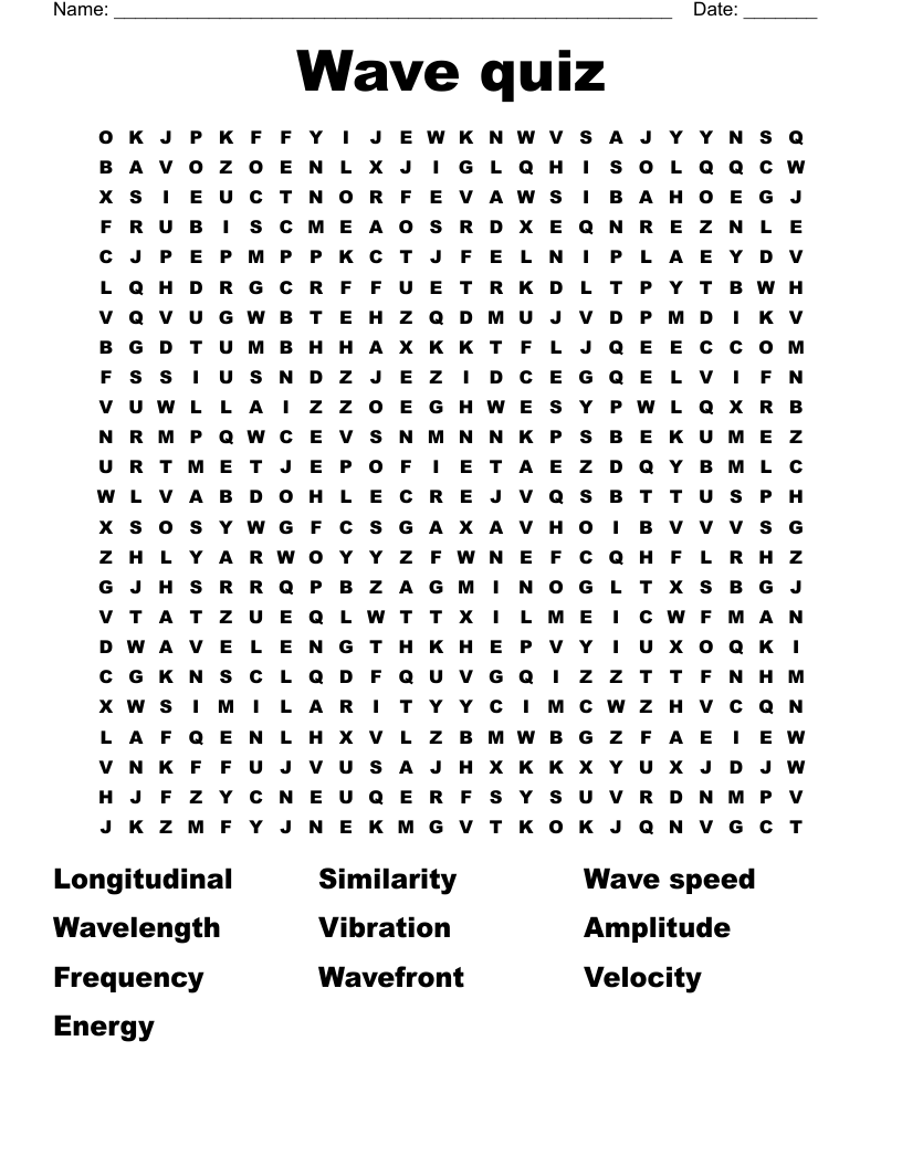 Wave quiz 