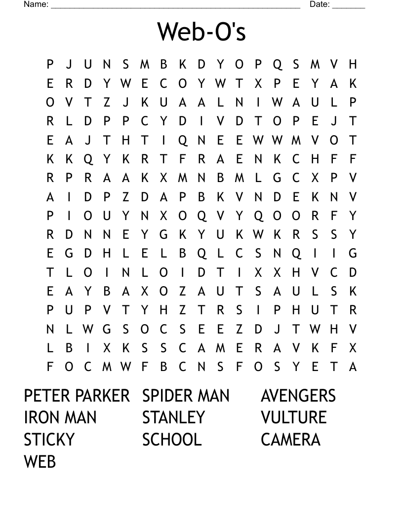 Web-O's Word Search