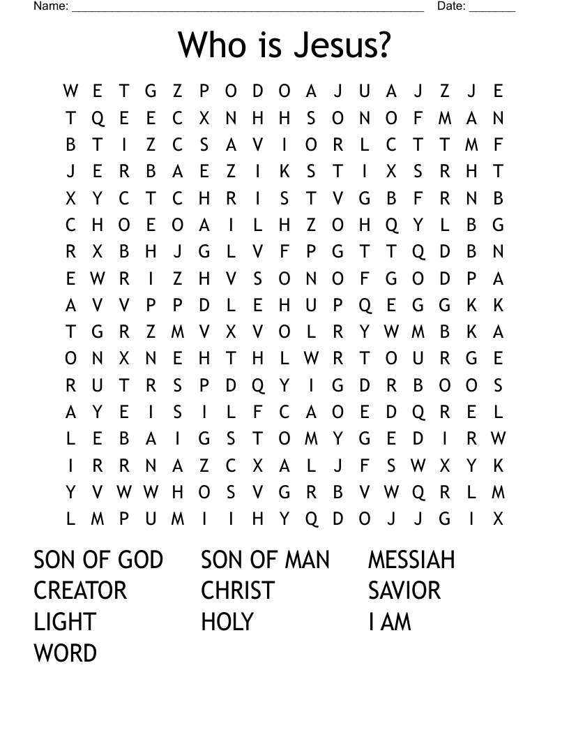 Who is Jesus?