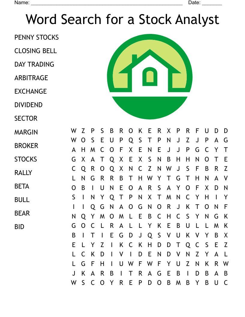 Word Search for a Stock Analyst