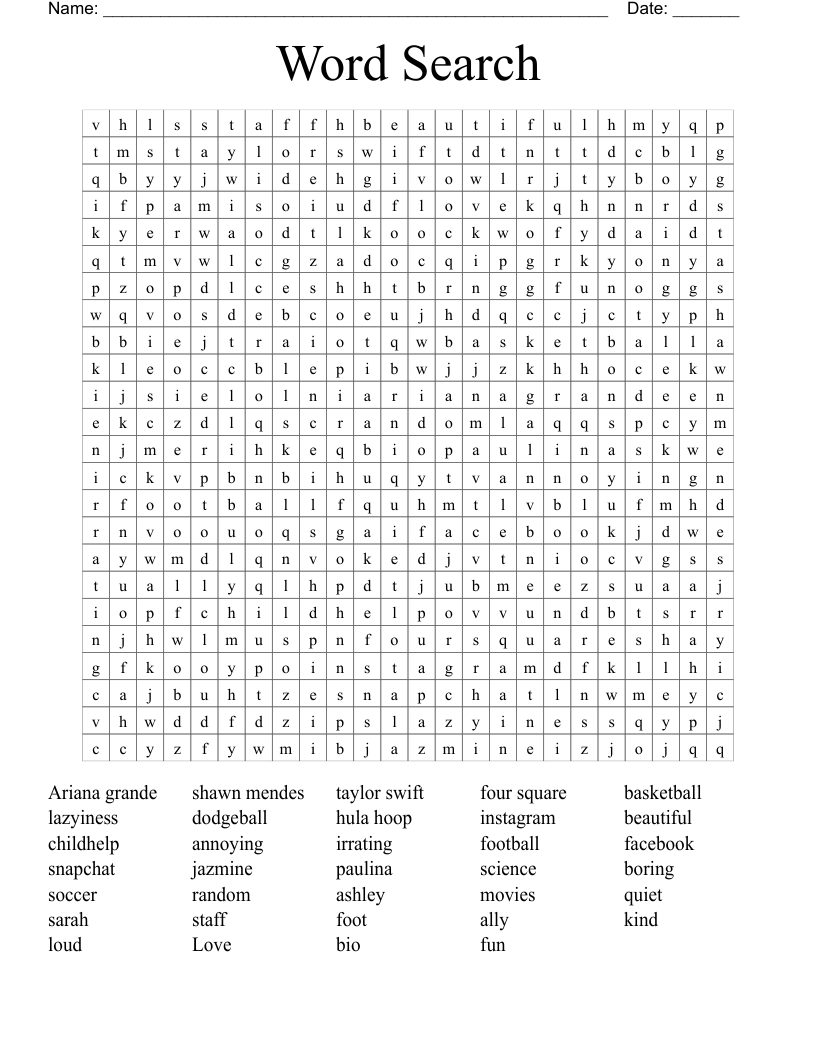 Word Search 