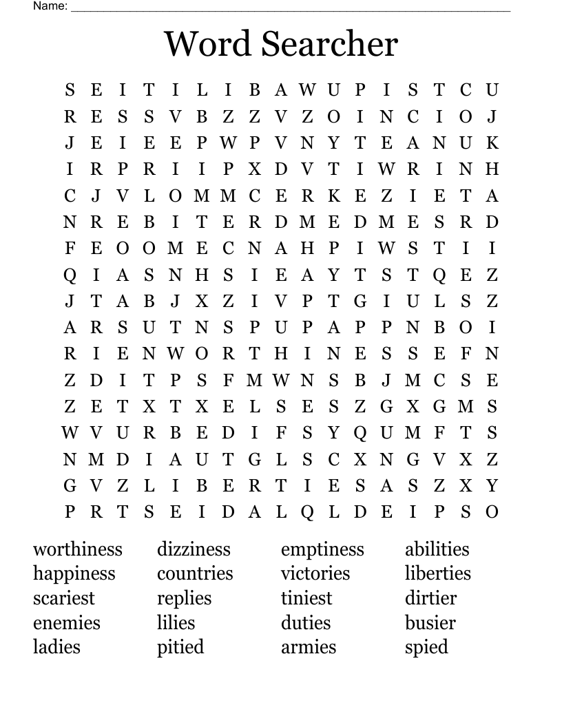 Word Searcher