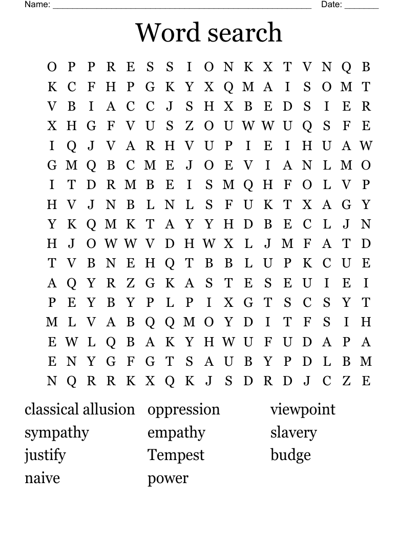 Word search 