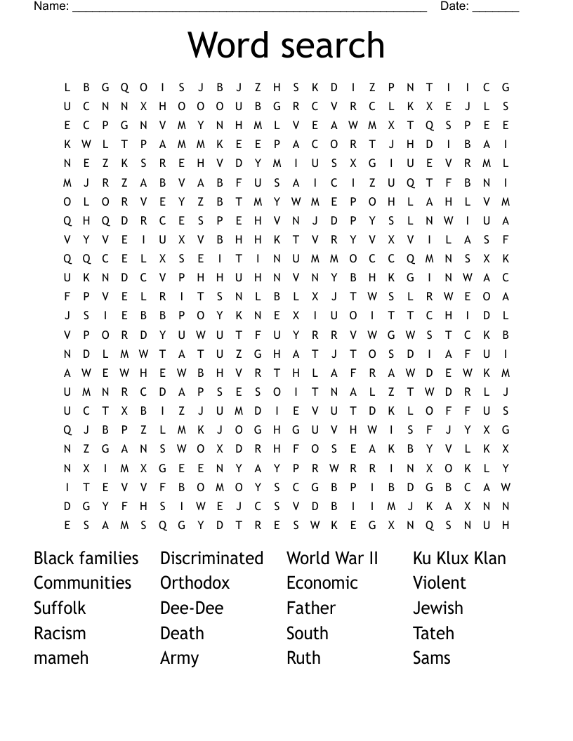 Word search 