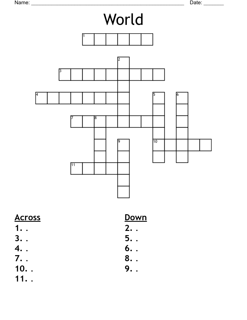 World Crossword