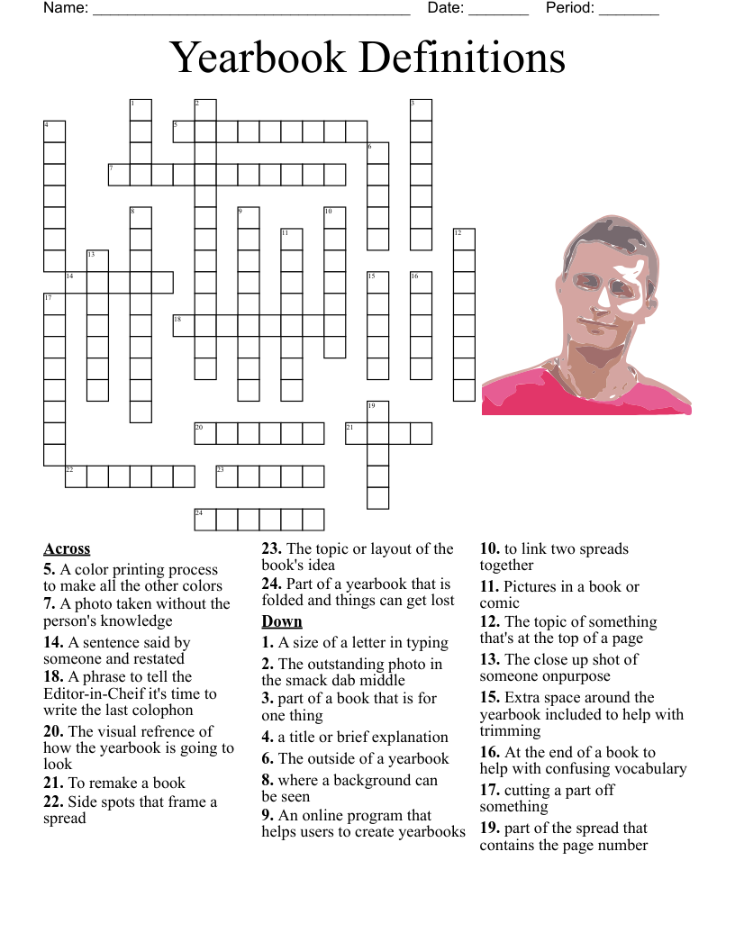 Yearbook Definitions Crossword