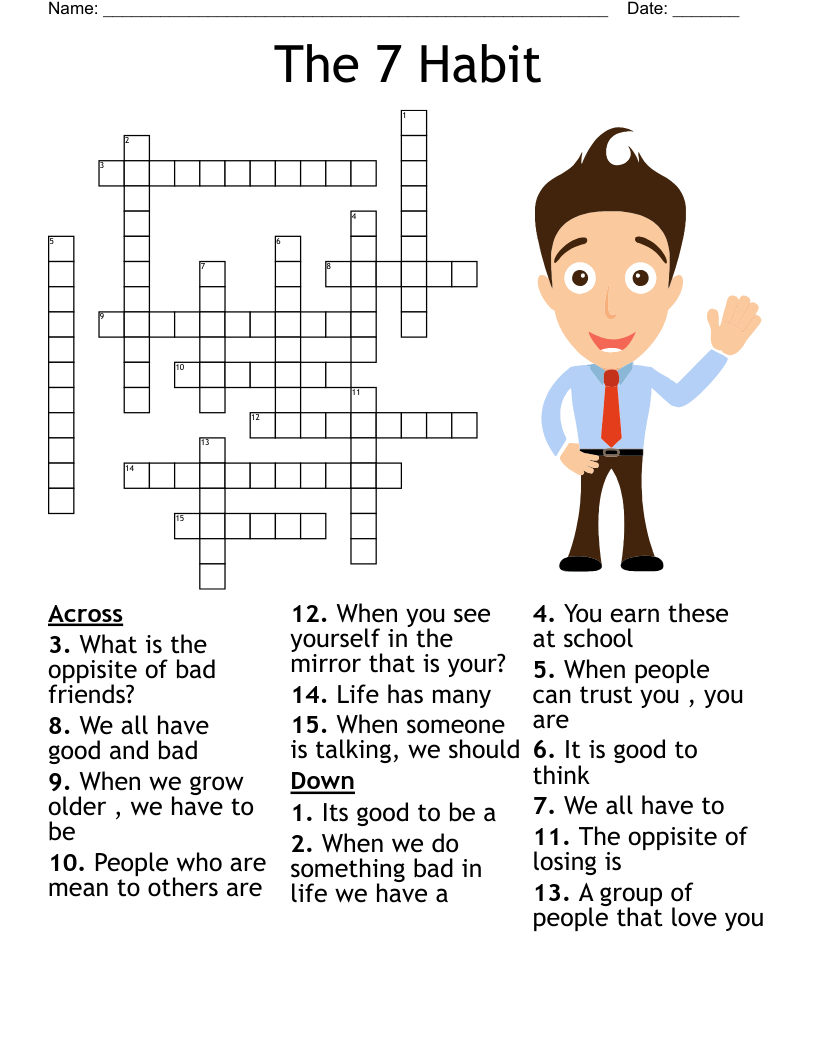 The 7 Habit Crossword