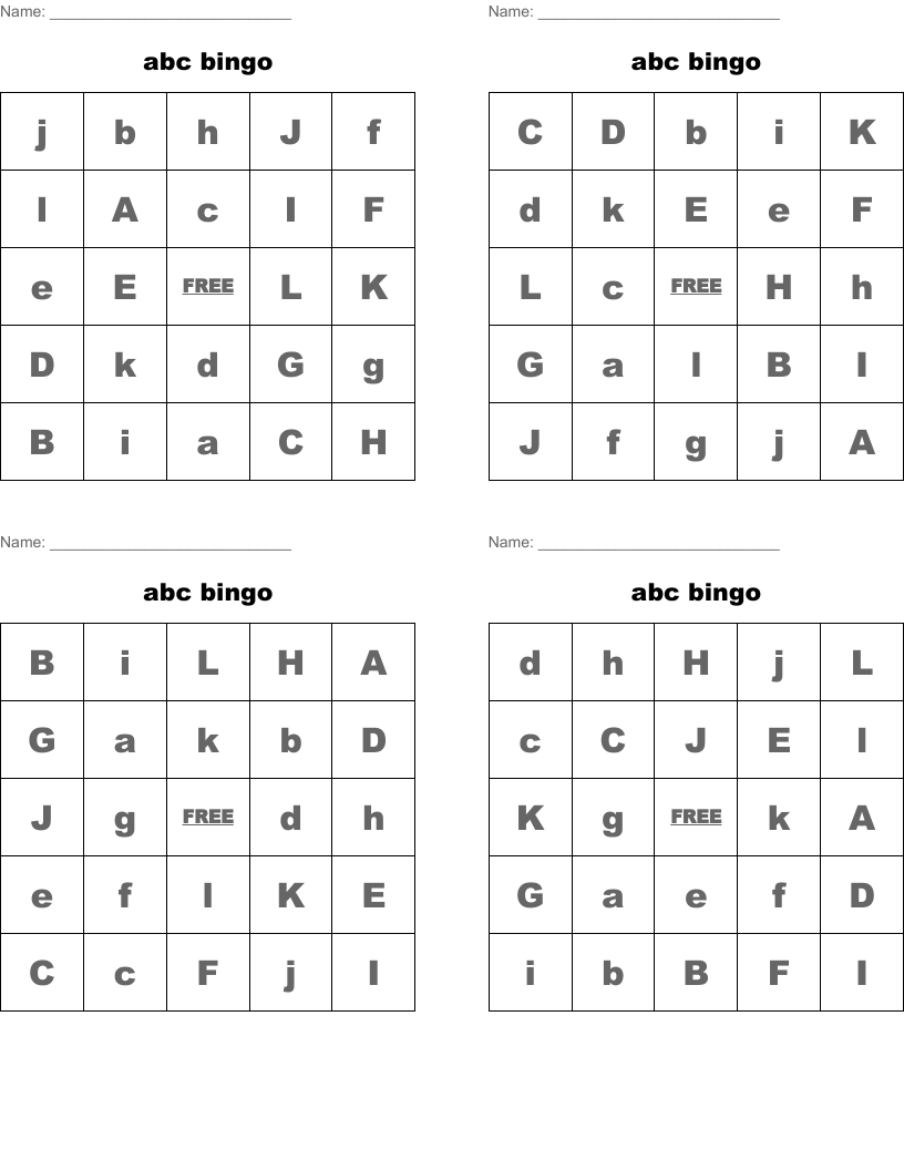 abc bingo