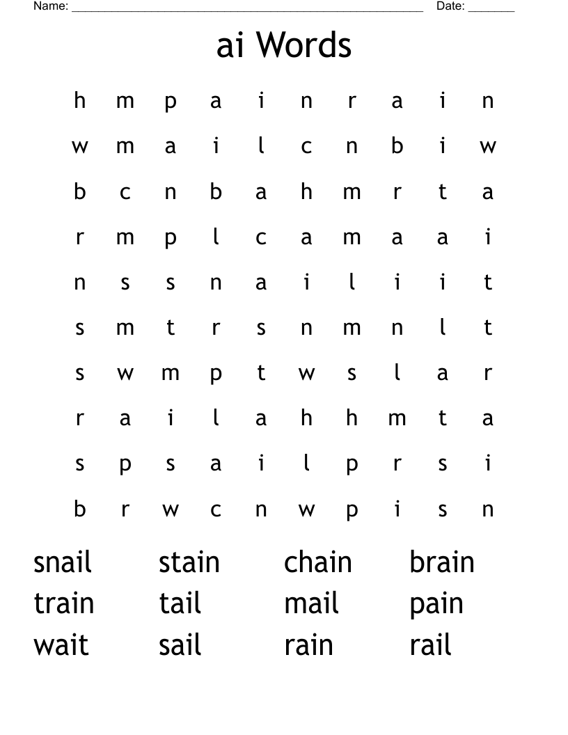 ai Words Word Search