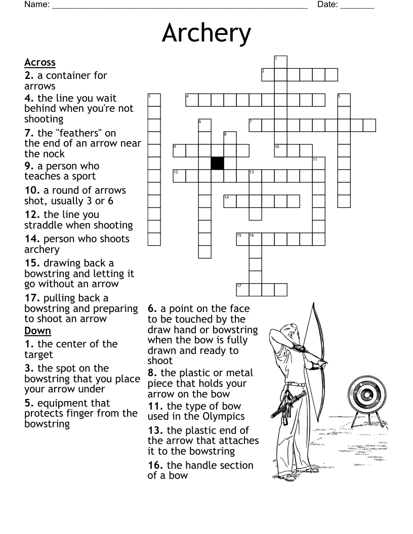 Archery Crossword