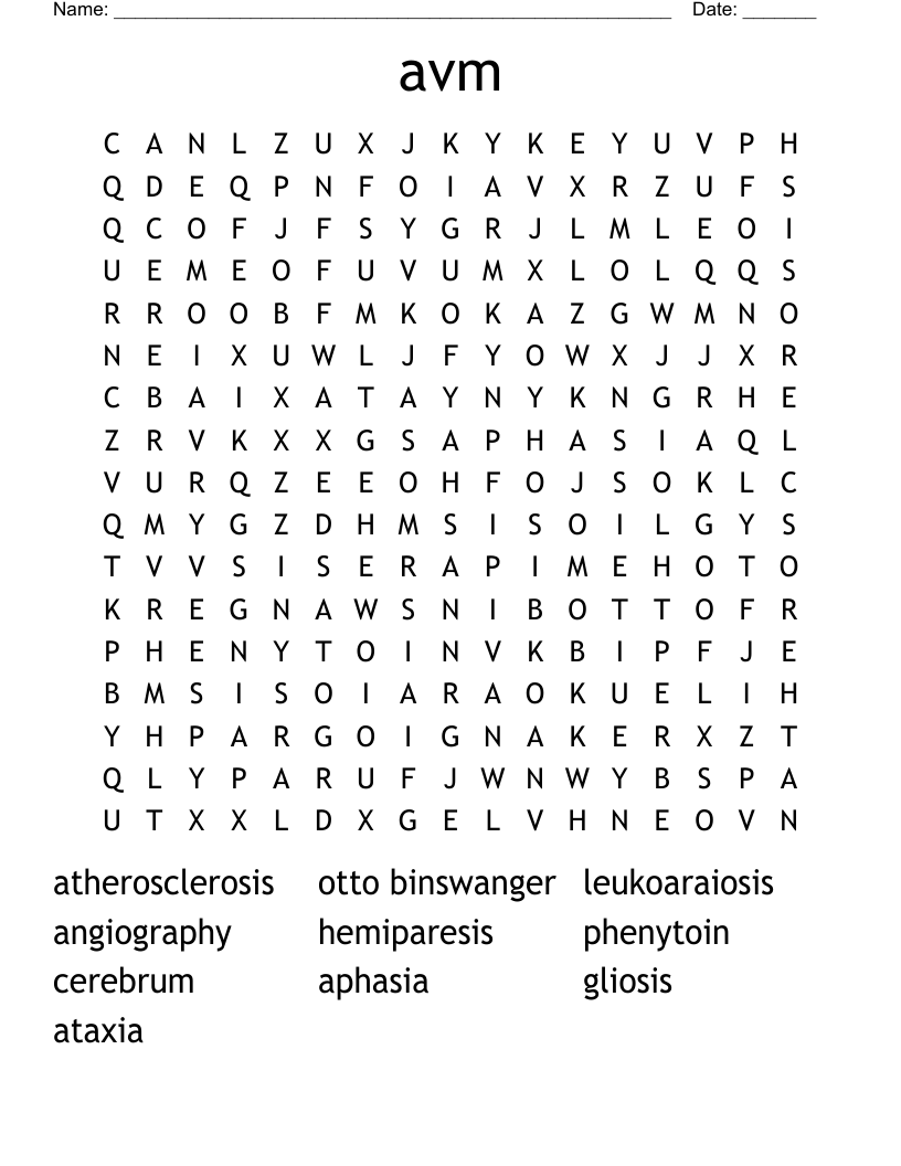 avm Word Search