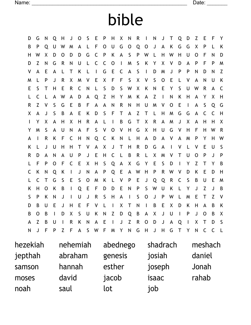 bible Word Search