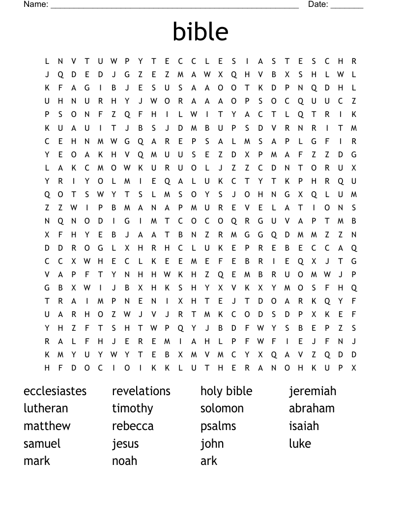 bible Word Search