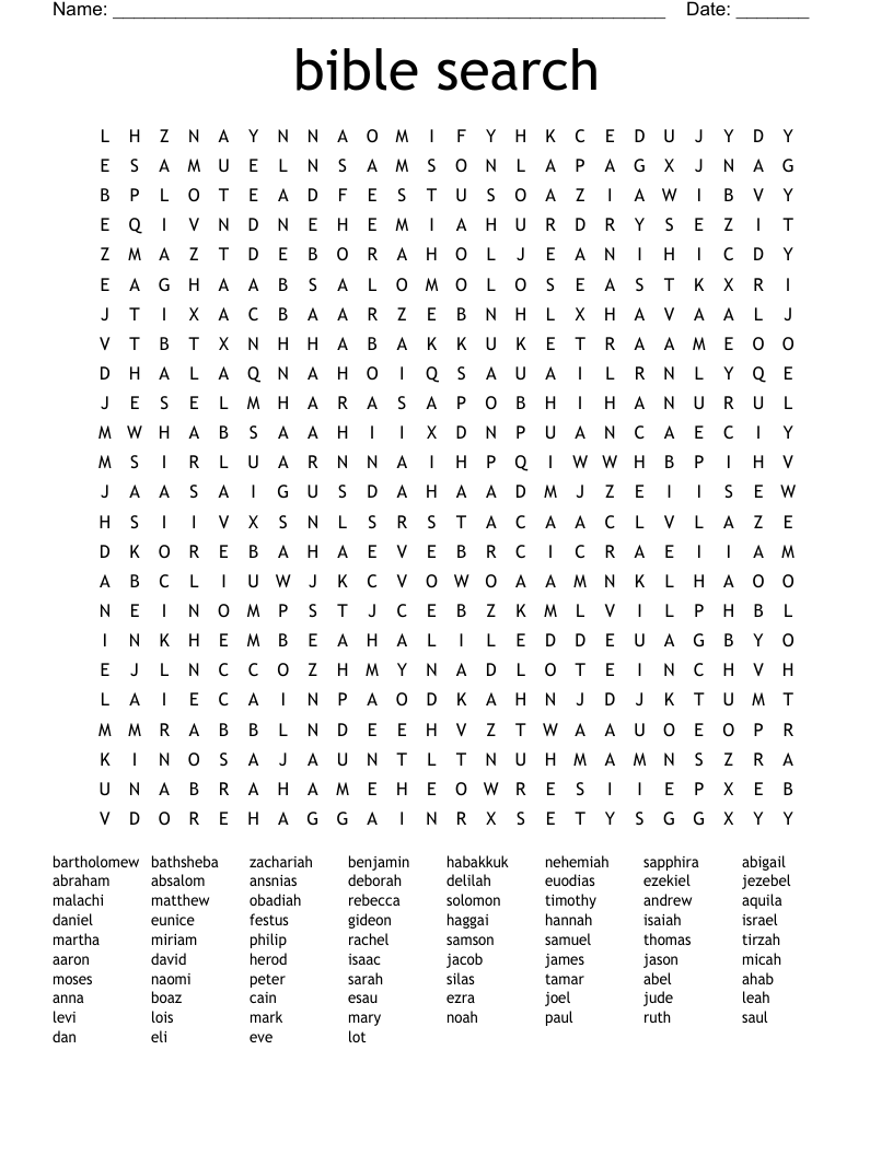 bible search Word Search