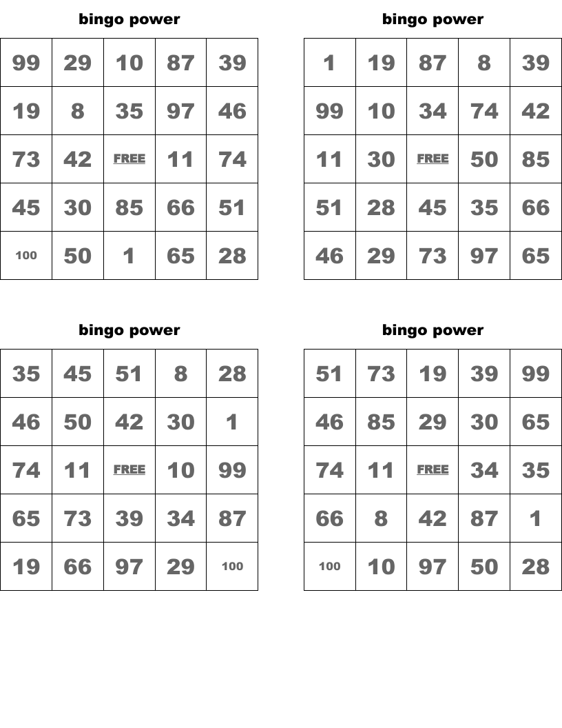 bingo power