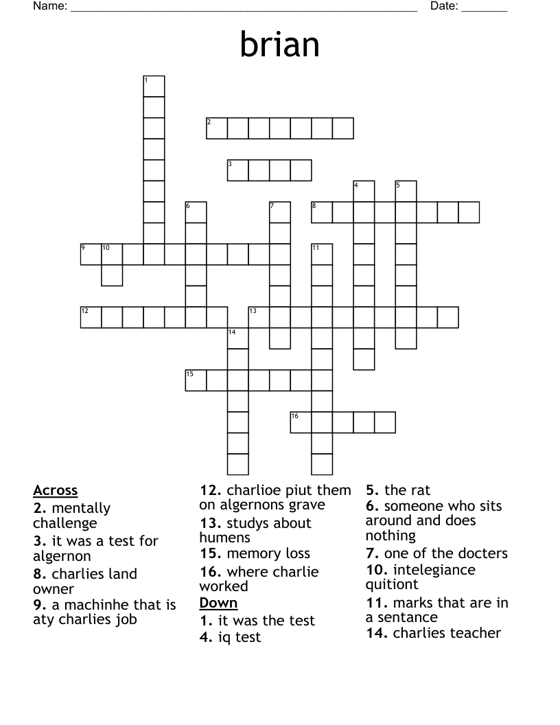 brian Crossword