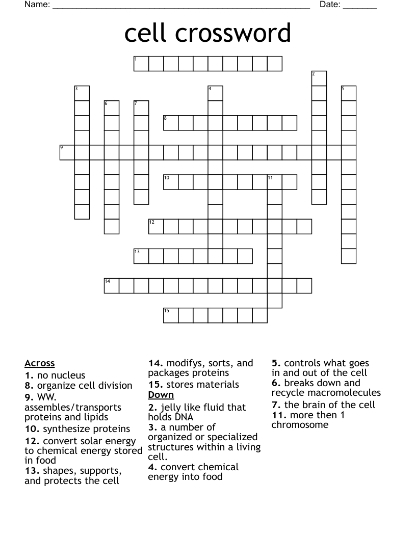 cell crossword 