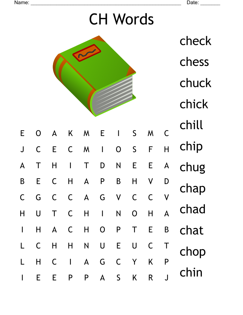 CH Words Word Search