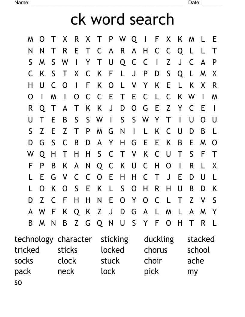 ck word search