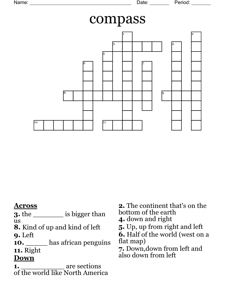 compass Crossword
