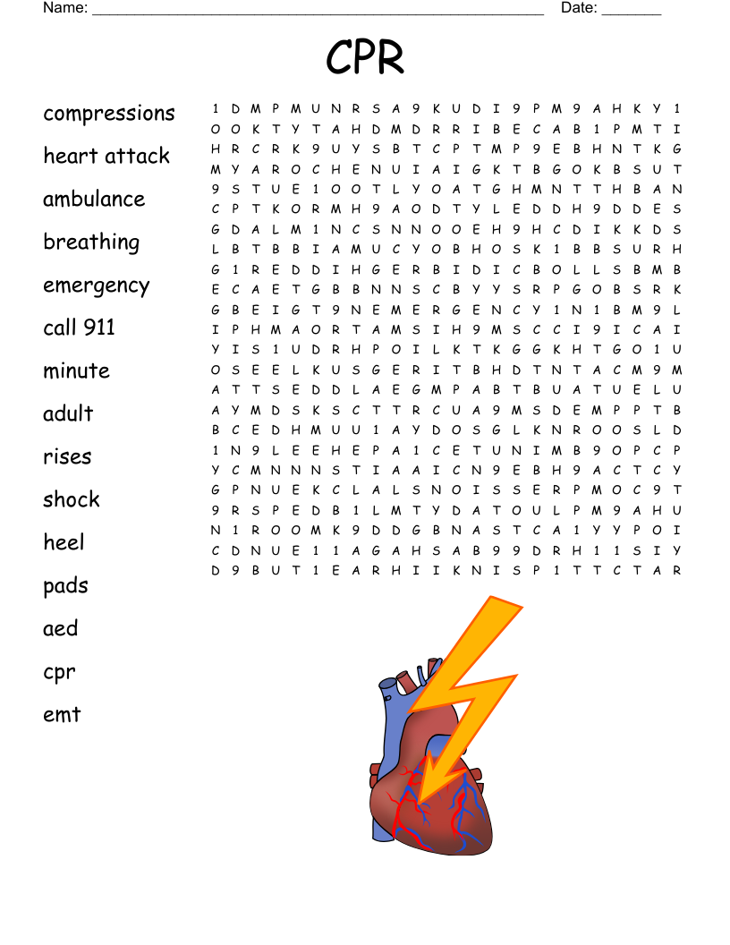 CPR Word Search