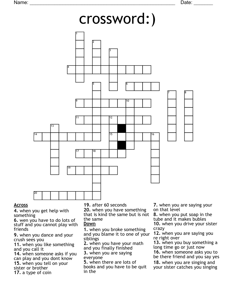 crossword:)
