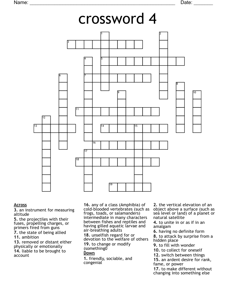 crossword 4