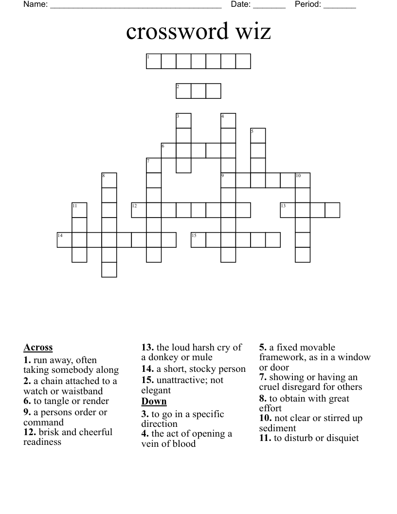 crossword wiz