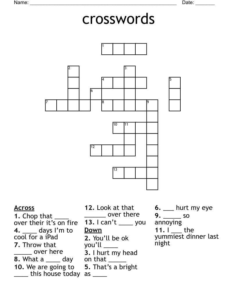 crosswords