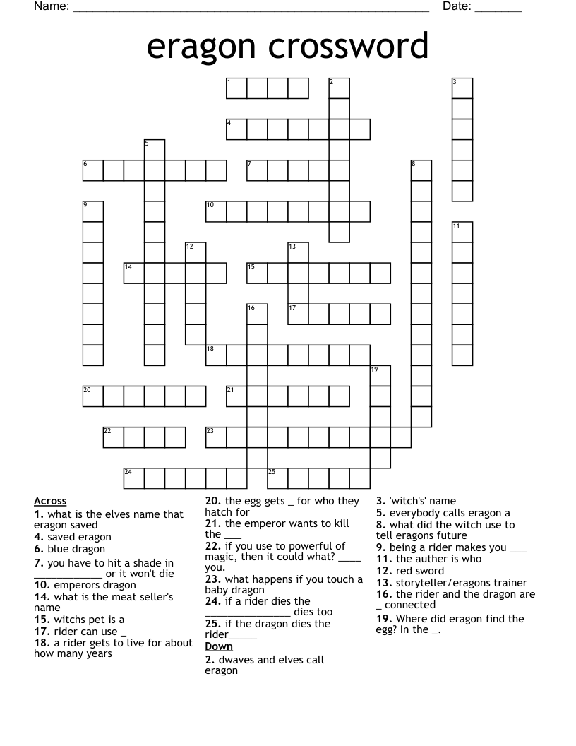 eragon crossword