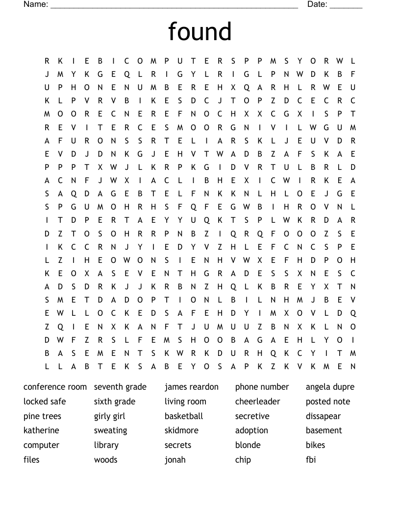 found Word Search