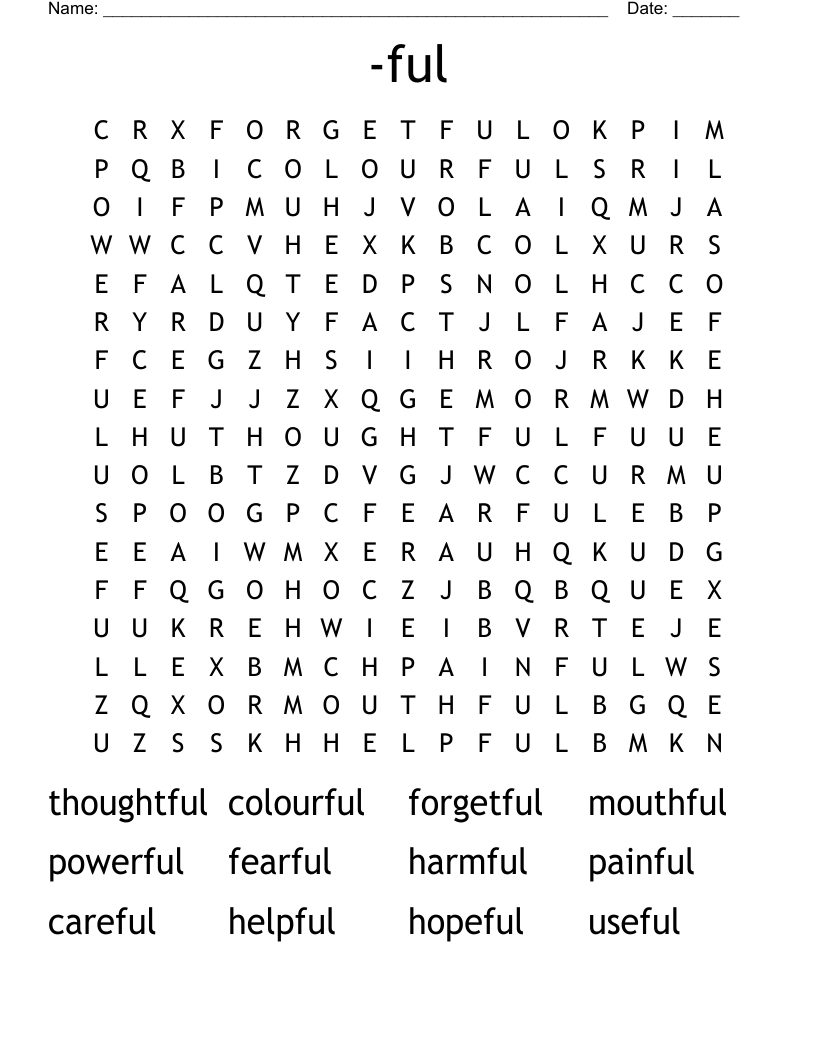 -ful Word Search