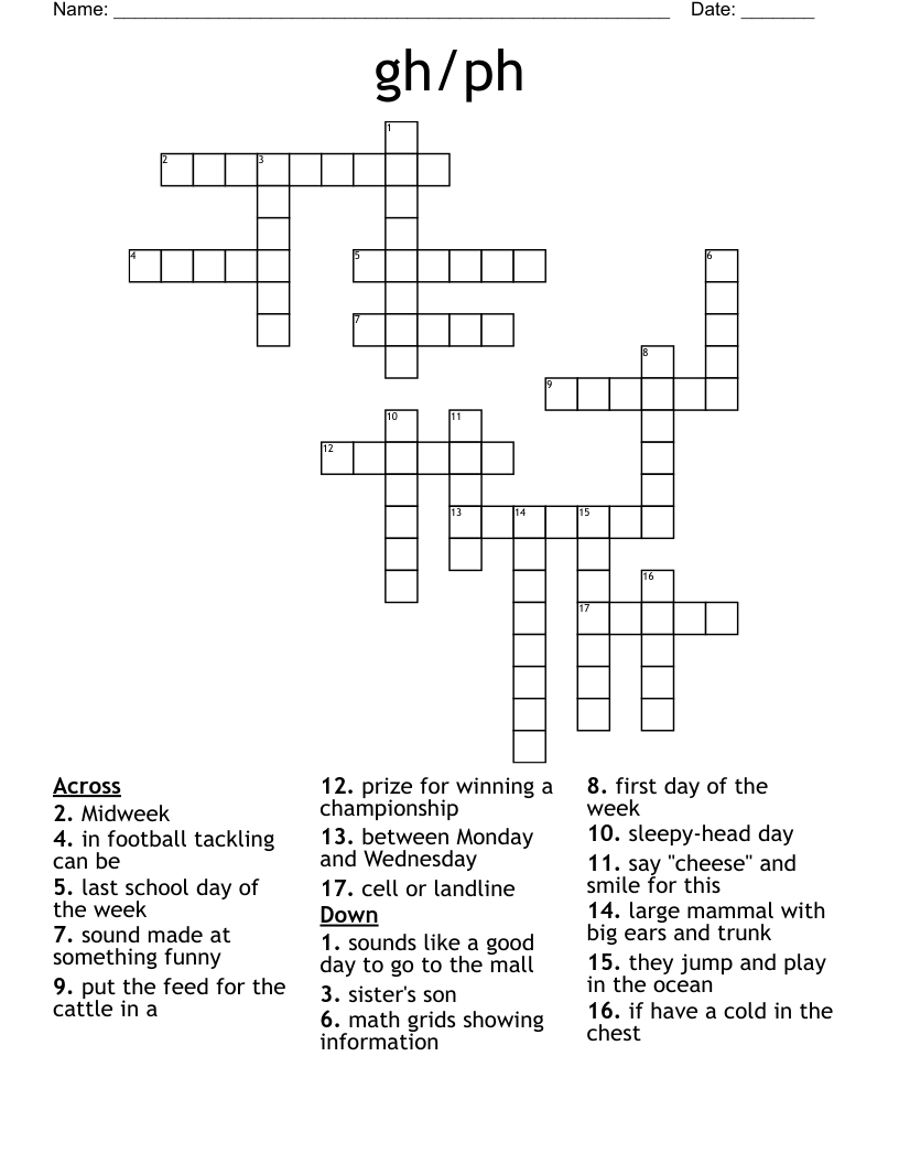 gh/ph Crossword