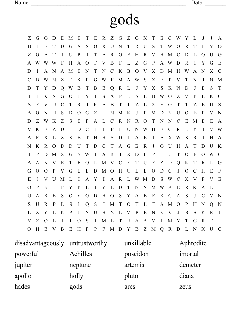 gods Word Search