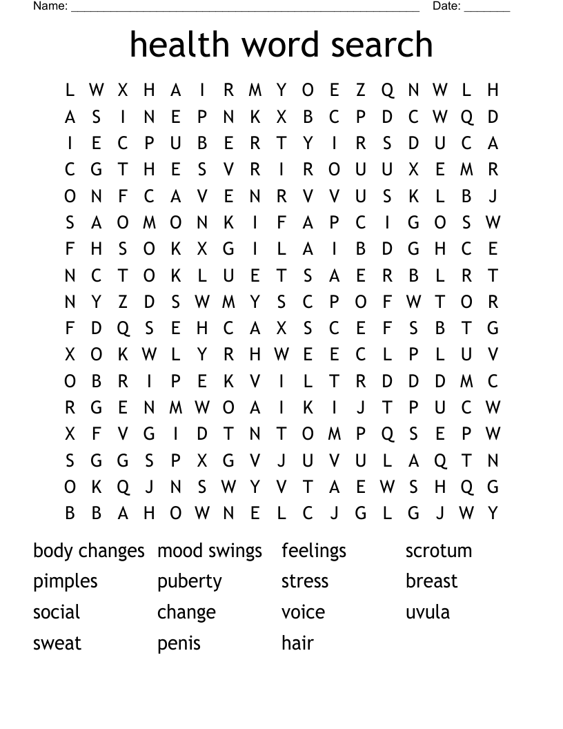 health word search