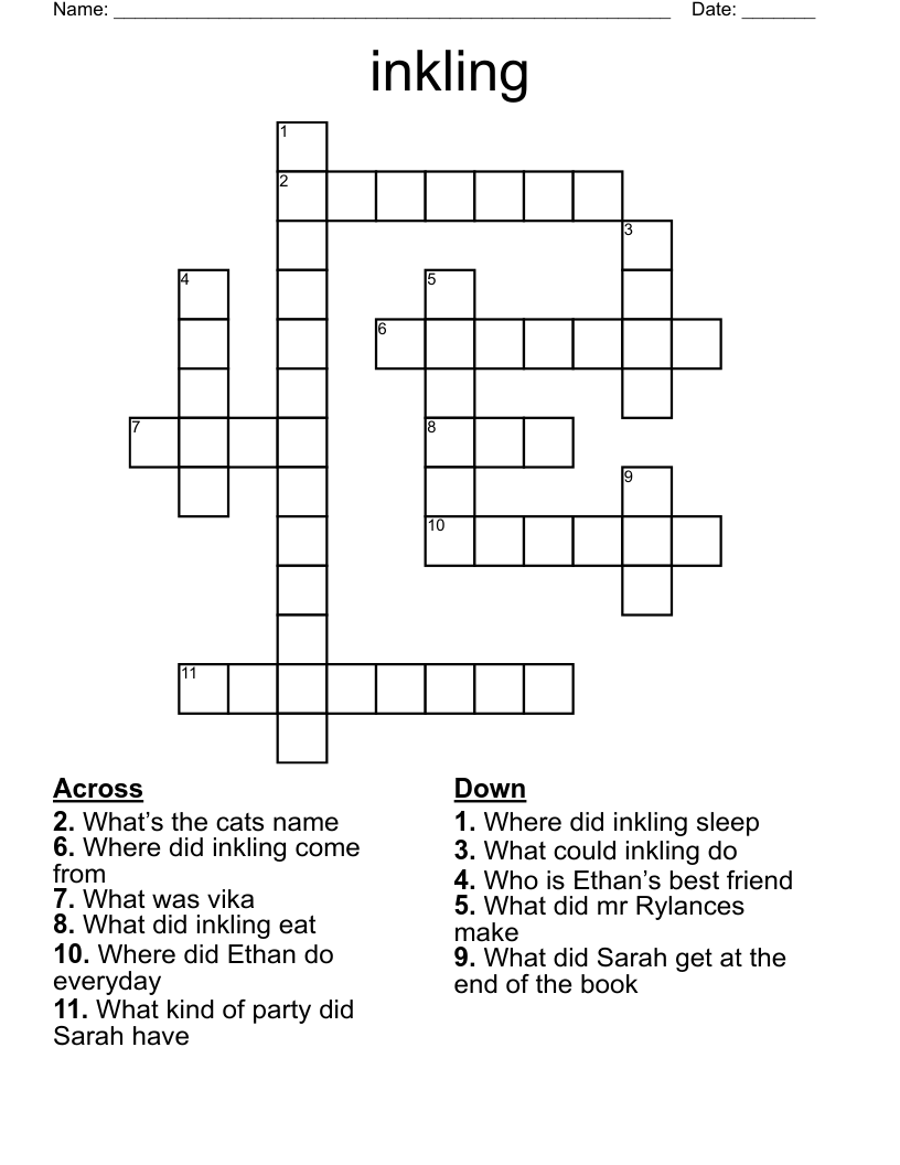 inkling Crossword
