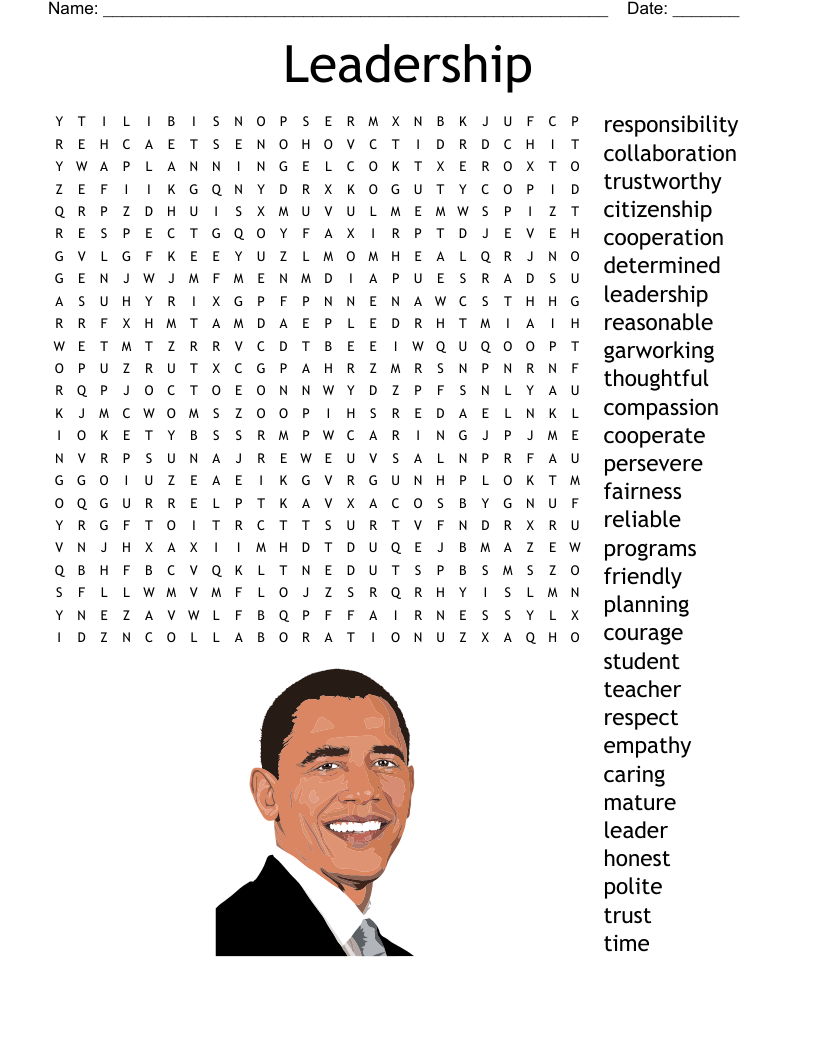 Leadership Word Search