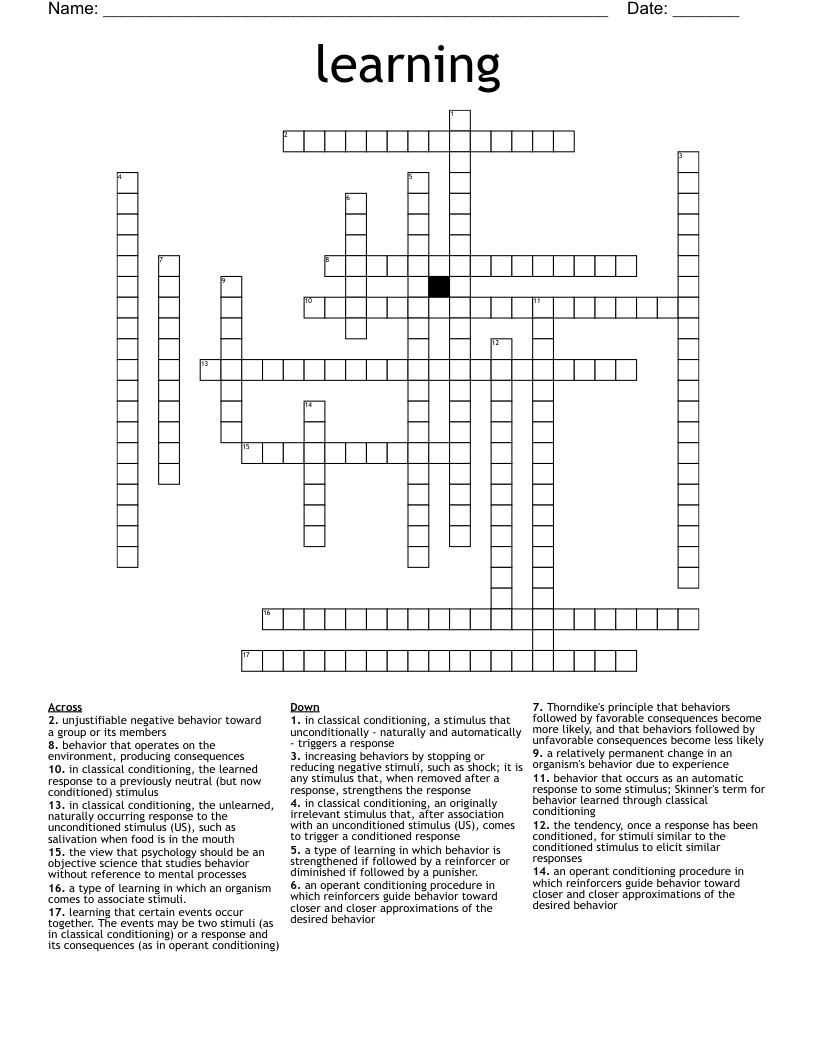 learning Crossword