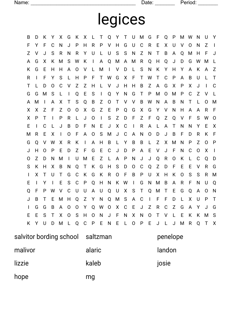 legices  Word Search