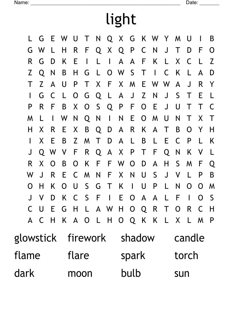 light Word Search