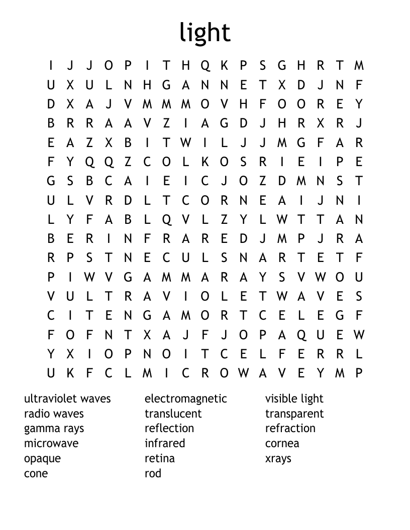 light Word Search