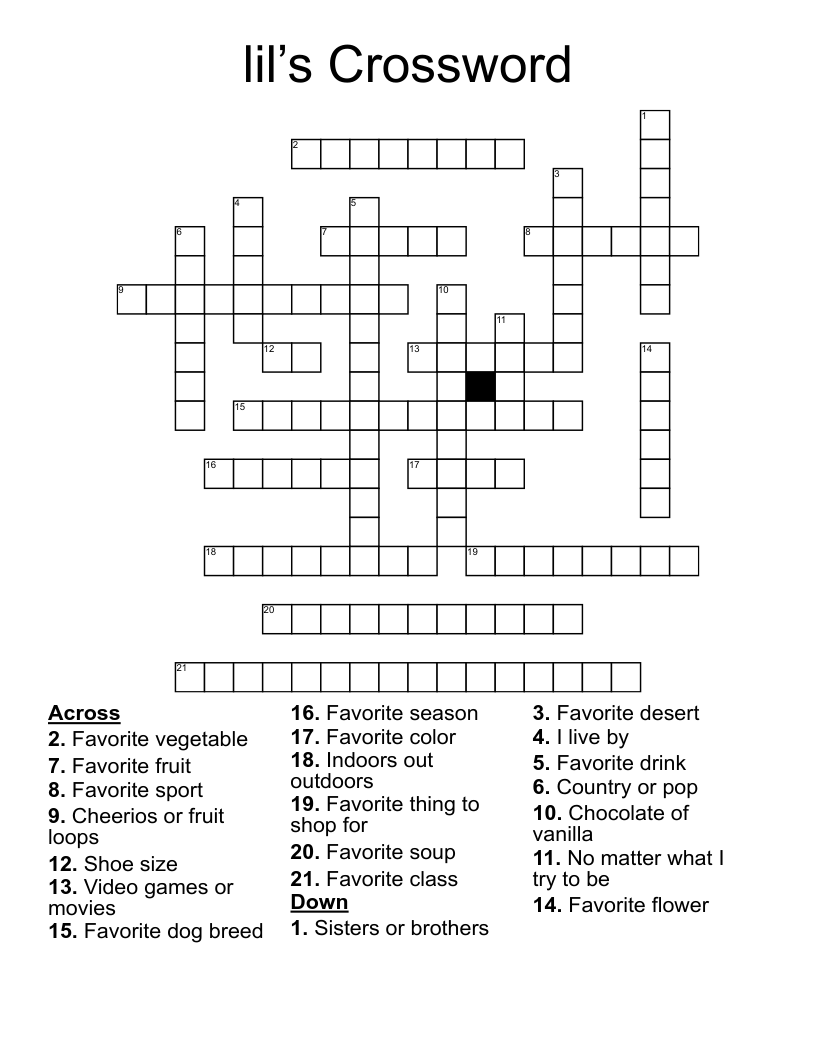 lil’s Crossword