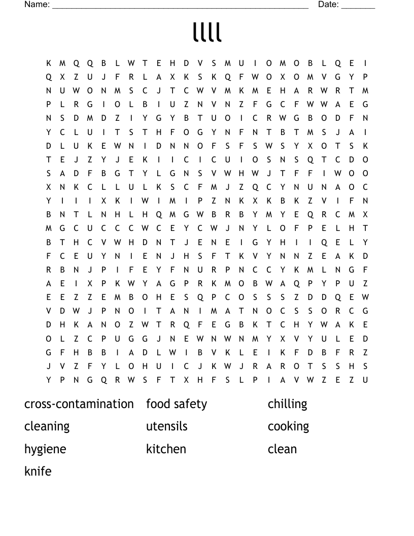 llll Word Search
