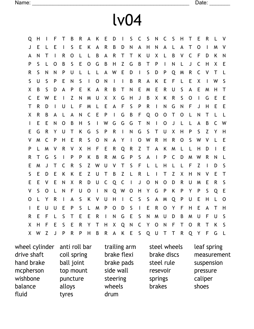 lv04 Word Search