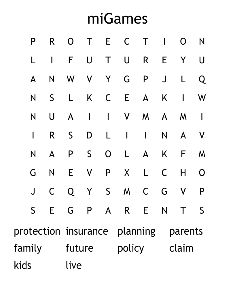 miGames Word Search