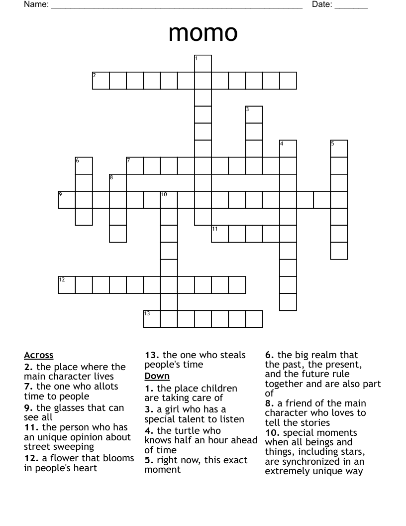 momo Crossword