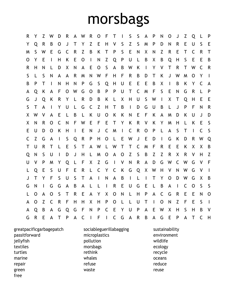 morsbags Word Search